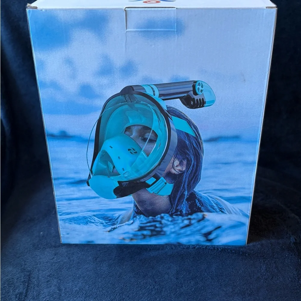 Full Face Snorkel Mask - Blue